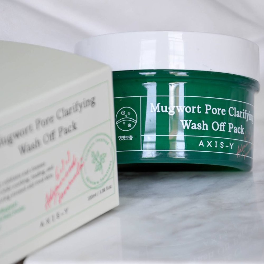 AXIS-Y Mugwort Pore Clarifying Wash Off Pack | Exfoliating | Pore Reduction |